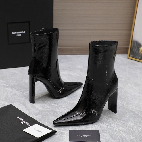 Replica Yves Saint Laurent YSL Boots For Women #1245046 $150.00 USD for Wholesale