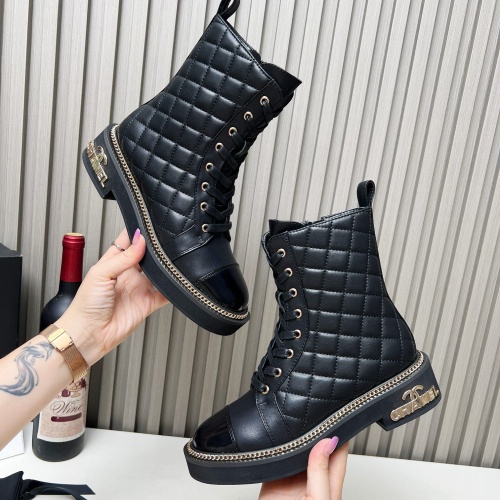 Replica Chanel Boots For Women #1245048 $115.00 USD for Wholesale