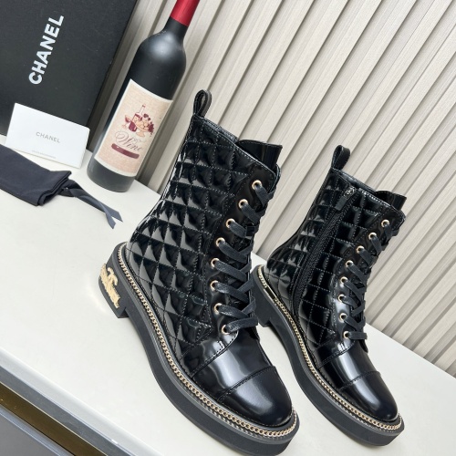 Replica Chanel Boots For Women #1245049 $115.00 USD for Wholesale