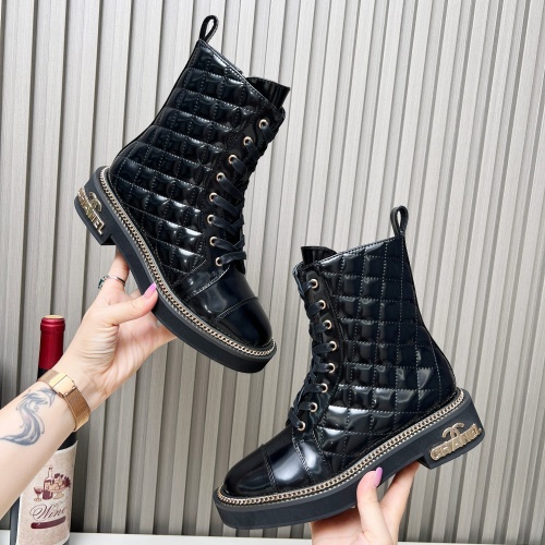 Replica Chanel Boots For Women #1245049 $115.00 USD for Wholesale