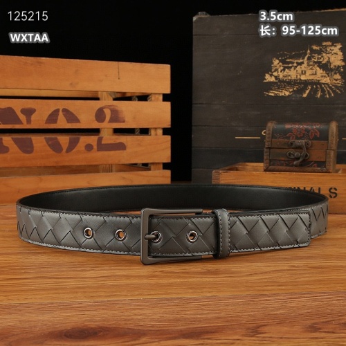 Replica Bottega Veneta AAA Quality Belts In Gray For Men #1245076 $45.00 USD for Wholesale