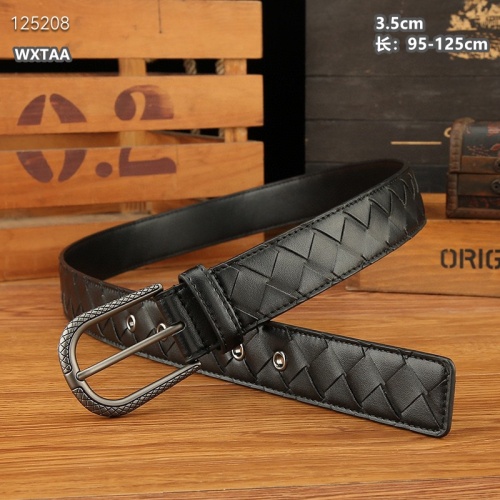 Replica Bottega Veneta AAA Quality Belts In Black For Men #1245087 $45.00 USD for Wholesale