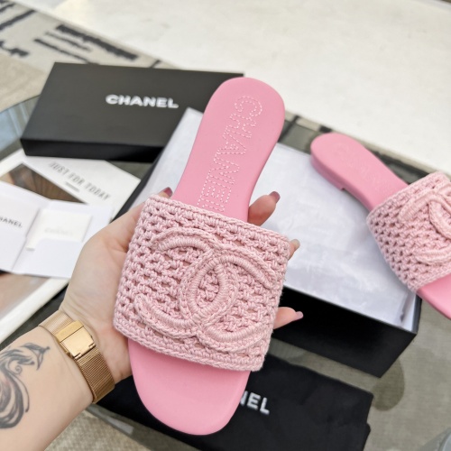 Replica Chanel Slippers For Women #1245102 p.8663.87 RUB for Wholesale