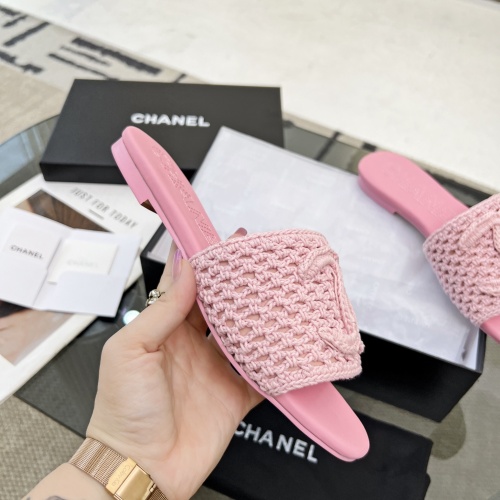 Replica Chanel Slippers For Women #1245102 p.8663.87 RUB for Wholesale