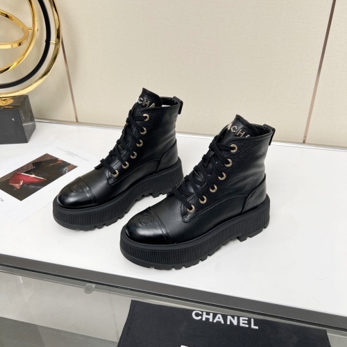 Chanel Boots For Women #1245112 $102.00 USD, Wholesale Replica Chanel Boots