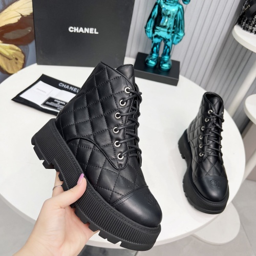 Replica Chanel Boots For Women #1245116 $102.00 USD for Wholesale