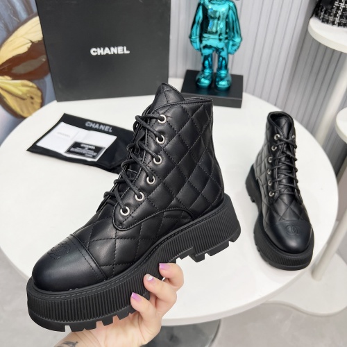 Replica Chanel Boots For Women #1245116 $102.00 USD for Wholesale