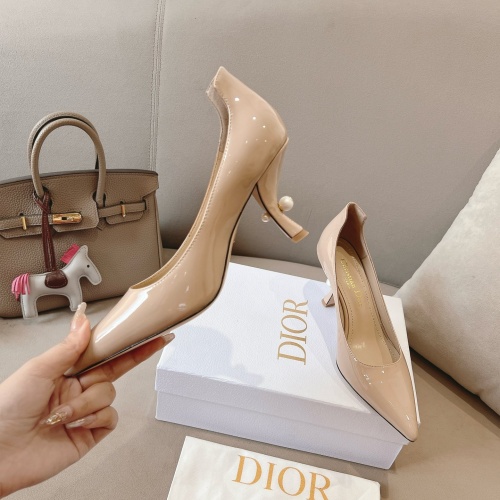 Replica Christian Dior High-Heeled Shoes For Women #1245120 $105.00 USD for Wholesale