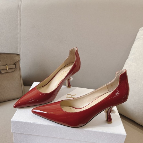 Christian Dior High-Heeled Shoes For Women #1245121 $105.00 USD, Wholesale Replica Christian Dior High-Heeled Shoes