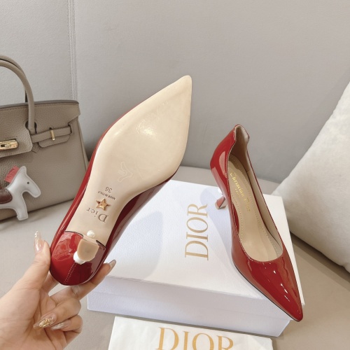 Replica Christian Dior High-Heeled Shoes For Women #1245121 $105.00 USD for Wholesale