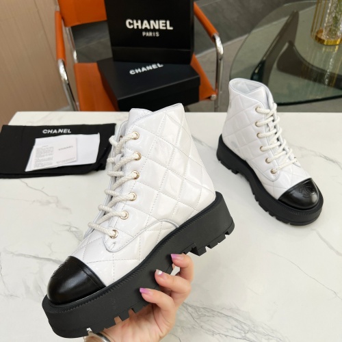 Replica Chanel Boots For Women #1245128 $118.00 USD for Wholesale