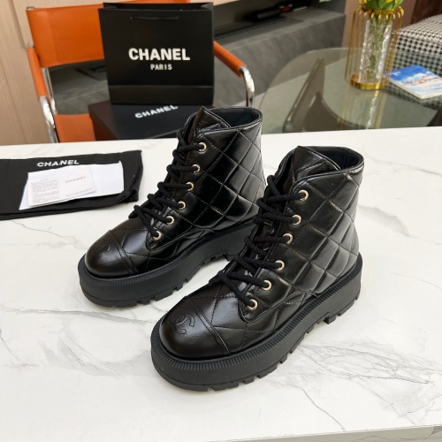 Chanel Boots For Women #1245130 $118.00 USD, Wholesale Replica Chanel Boots