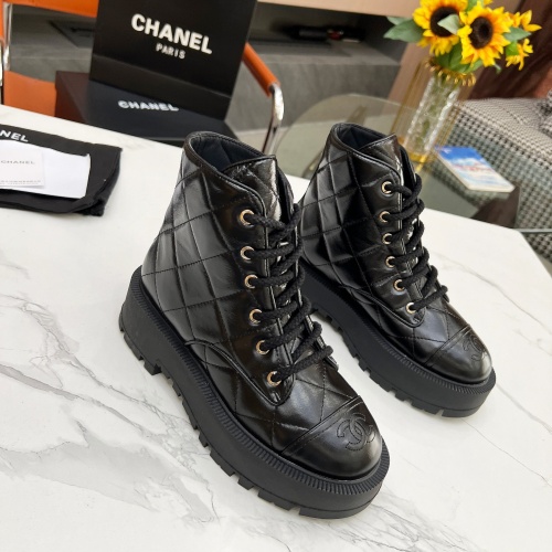 Replica Chanel Boots For Women #1245130 $118.00 USD for Wholesale