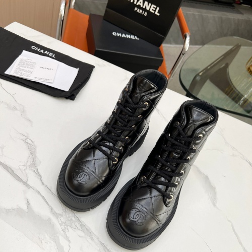 Replica Chanel Boots For Women #1245130 $118.00 USD for Wholesale