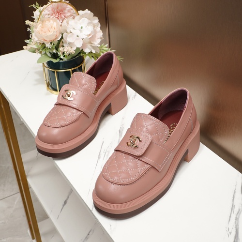 Chanel Leather Shoes For Women #1245132 $96.00 USD, Wholesale Replica Chanel Leather Shoes