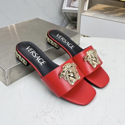 Replica Versace Slippers For Women #1245157 $80.00 USD for Wholesale