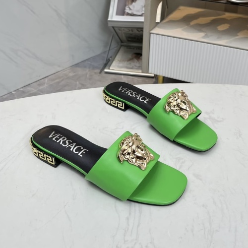 Replica Versace Slippers For Women #1245165 $80.00 USD for Wholesale