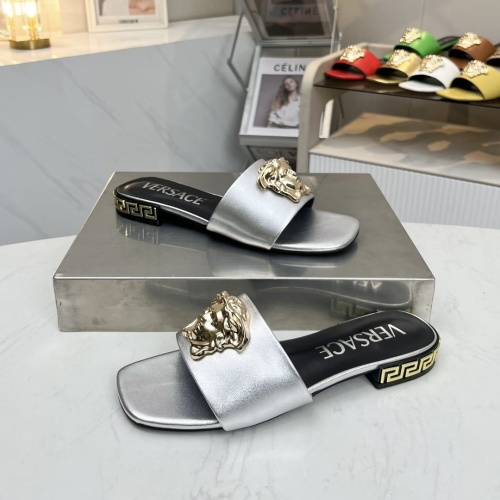 Replica Versace Slippers For Women #1245172 $80.00 USD for Wholesale