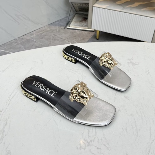 Replica Versace Slippers For Women #1245173 $80.00 USD for Wholesale