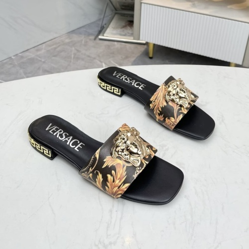 Replica Versace Slippers For Women #1245176 $80.00 USD for Wholesale