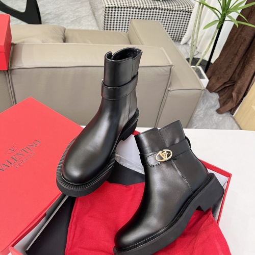 Replica Valentino Boots For Women #1245183 $105.00 USD for Wholesale