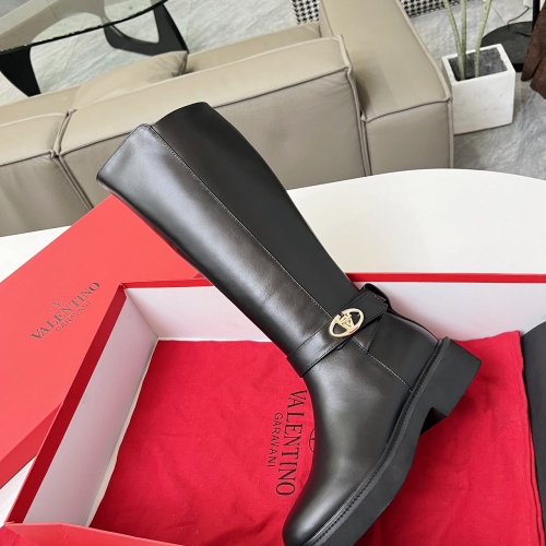 Replica Valentino Boots For Women #1245184 $145.00 USD for Wholesale