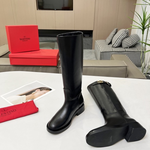 Replica Valentino Boots For Women #1245185 $145.00 USD for Wholesale