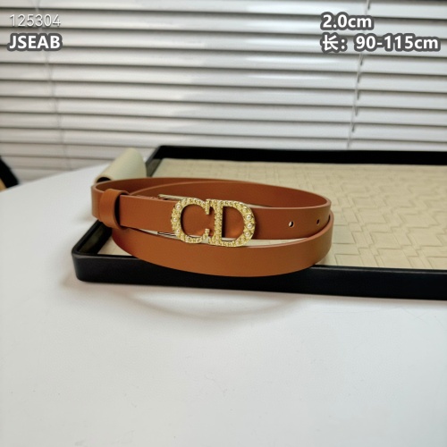 Replica Christian Dior AAA Quality Belts For Women #1245191 $48.00 USD for Wholesale