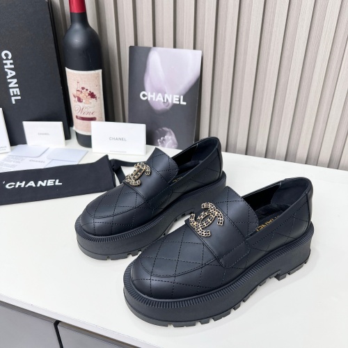 Chanel Leather Shoes For Women #1245207 $108.00 USD, Wholesale Replica Chanel Leather Shoes