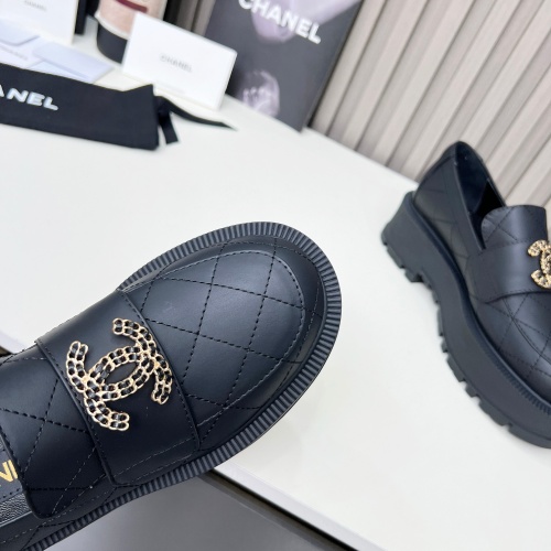 Replica Chanel Leather Shoes For Women #1245207 $108.00 USD for Wholesale