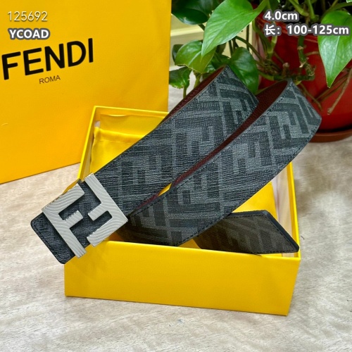 Replica Fendi AAA Quality Belts For Men #1245277 $56.00 USD for Wholesale