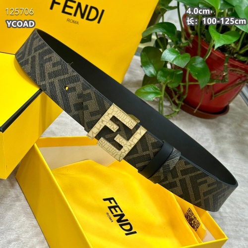 Replica Fendi AAA Quality Belts For Men #1245284 $56.00 USD for Wholesale