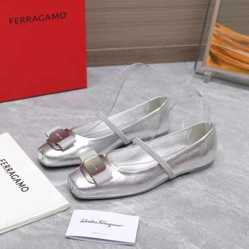 Salvatore Ferragamo Flat Shoes For Women #1245287 $108.00 USD, Wholesale Replica Salvatore Ferragamo Flat Shoes