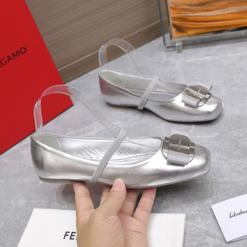 Replica Salvatore Ferragamo Flat Shoes For Women #1245287 $108.00 USD for Wholesale