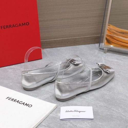 Replica Salvatore Ferragamo Flat Shoes For Women #1245287 $108.00 USD for Wholesale