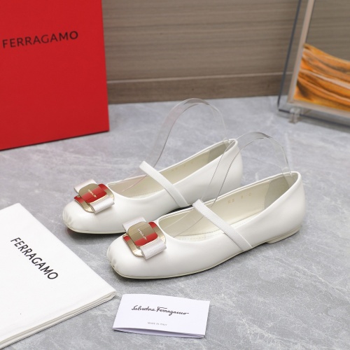 Salvatore Ferragamo Flat Shoes For Women #1245288 $108.00 USD, Wholesale Replica Salvatore Ferragamo Flat Shoes