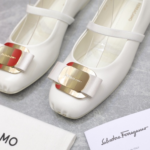 Replica Salvatore Ferragamo Flat Shoes For Women #1245288 $108.00 USD for Wholesale