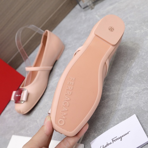 Replica Salvatore Ferragamo Flat Shoes For Women #1245289 $108.00 USD for Wholesale