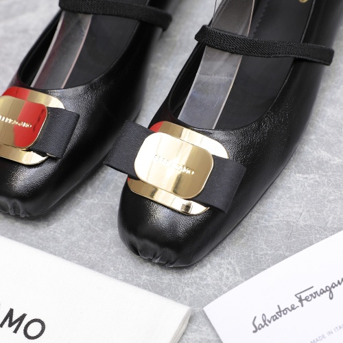 Replica Salvatore Ferragamo Flat Shoes For Women #1245290 $108.00 USD for Wholesale