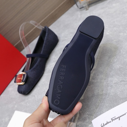 Replica Salvatore Ferragamo Flat Shoes For Women #1245293 $108.00 USD for Wholesale