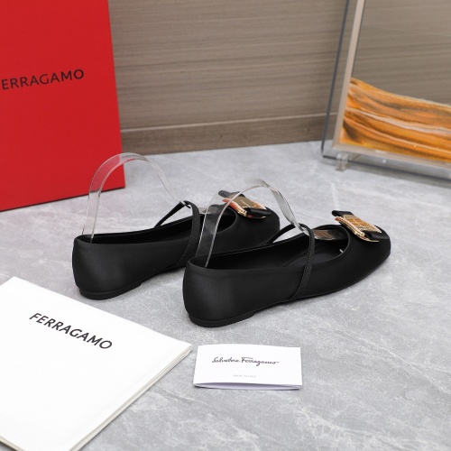 Replica Salvatore Ferragamo Flat Shoes For Women #1245294 $108.00 USD for Wholesale