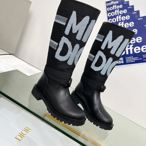 Replica Christian Dior Boots For Women #1245302 $115.00 USD for Wholesale