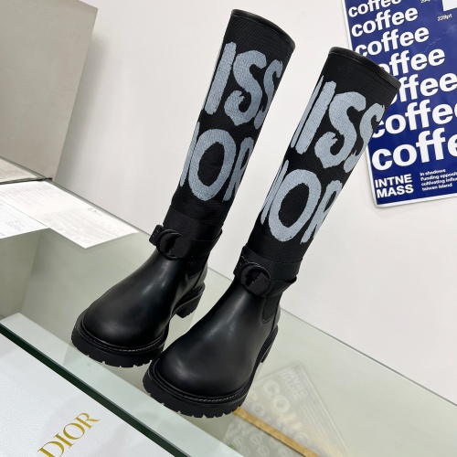 Replica Christian Dior Boots For Women #1245302 $115.00 USD for Wholesale