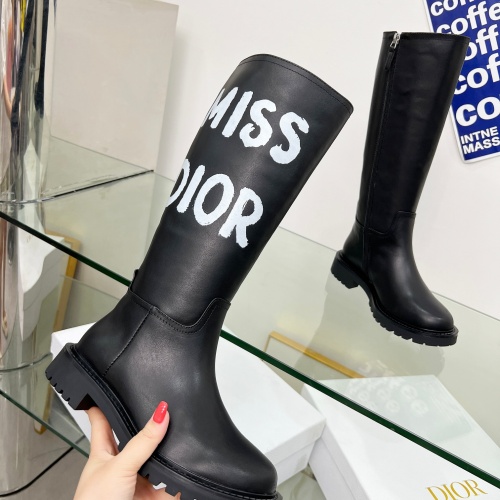 Replica Christian Dior Boots For Women #1245303 $140.00 USD for Wholesale