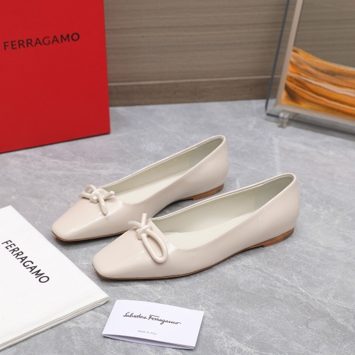 Salvatore Ferragamo Flat Shoes For Women #1245310 $112.00 USD, Wholesale Replica Salvatore Ferragamo Flat Shoes