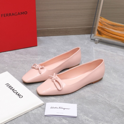 Salvatore Ferragamo Flat Shoes For Women #1245311 $112.00 USD, Wholesale Replica Salvatore Ferragamo Flat Shoes