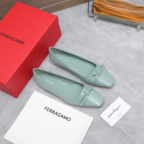 Replica Salvatore Ferragamo Flat Shoes For Women #1245312 $112.00 USD for Wholesale