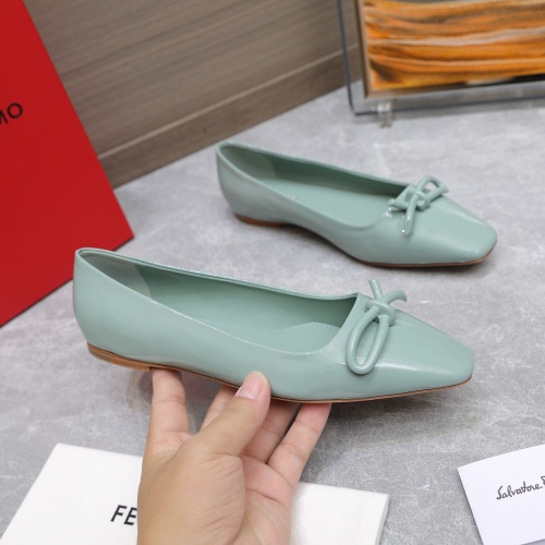 Replica Salvatore Ferragamo Flat Shoes For Women #1245312 $112.00 USD for Wholesale