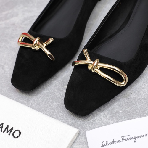 Replica Salvatore Ferragamo Flat Shoes For Women #1245314 $112.00 USD for Wholesale