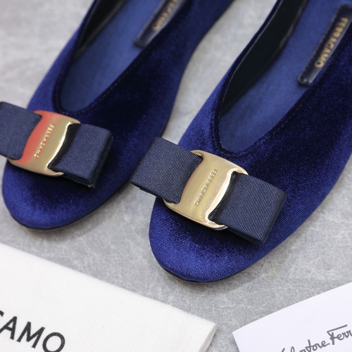 Replica Salvatore Ferragamo Flat Shoes For Women #1245316 $115.00 USD for Wholesale